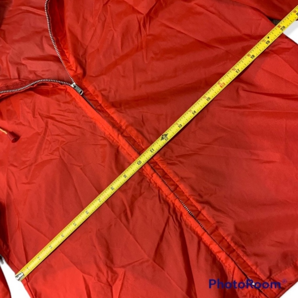 Vintage Single Stitch Men's Red Nylon Windbreaker Jacket by AMEREX Sport-Series - Picture 13 of 15